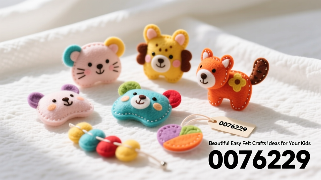 Beautiful, Easy Felt Crafts Ideas for Your Kids: Safe, Creative, and Developmentally Rich Activities