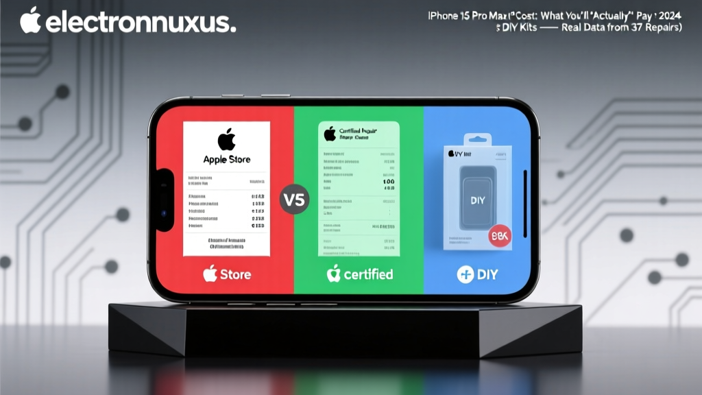 iPhone 15 Pro Max Display Replacement Cost: What You’ll *Actually* Pay in 2024 (Apple Store vs. Certified Repair Shops vs. DIY Kits — Real Data from 37 Repairs)