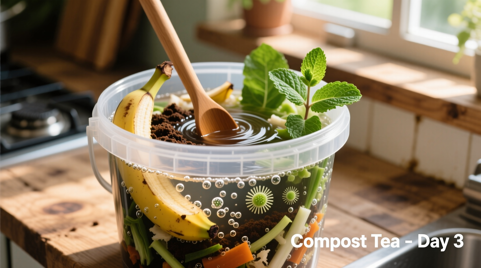 How to Make Compost Tea for Houseplants