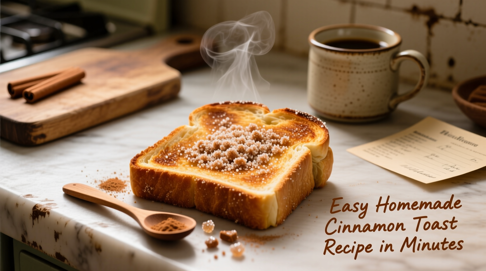 easy homemade cinnamon toast recipe in minutes