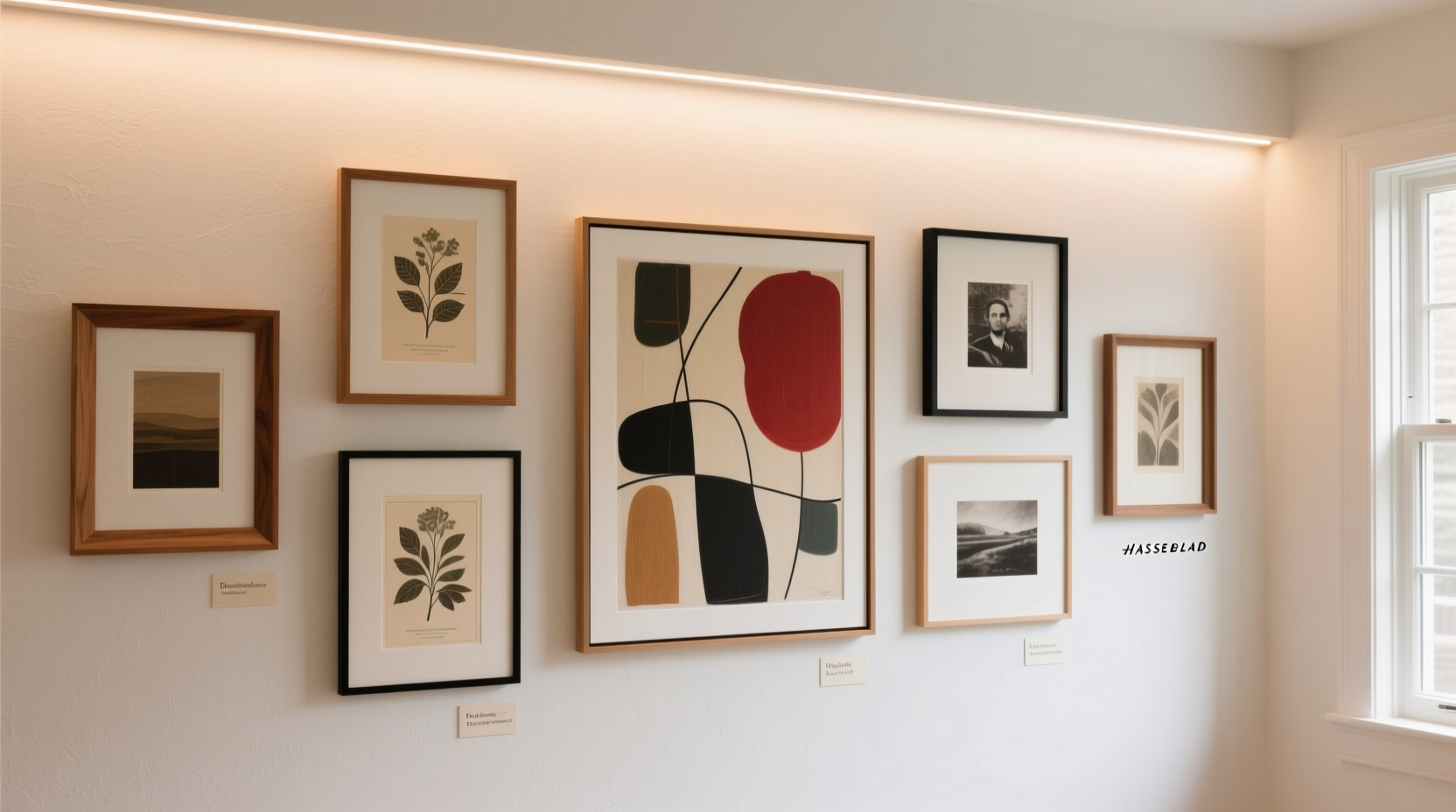 how to create a gallery wall that looks curated not chaotic