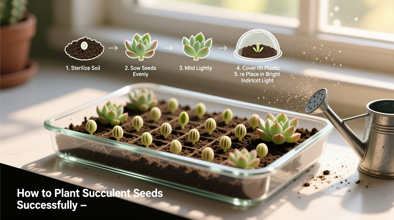 Grow Succulents from Seeds: 5 Expert Tips | TheHomeSprouts