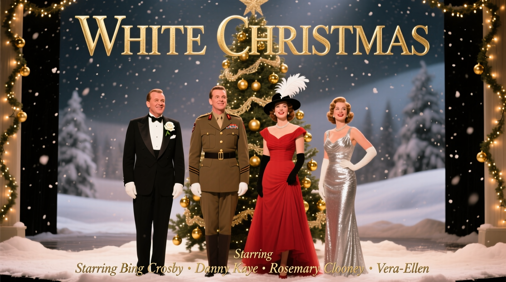 who starred in movie white christmas