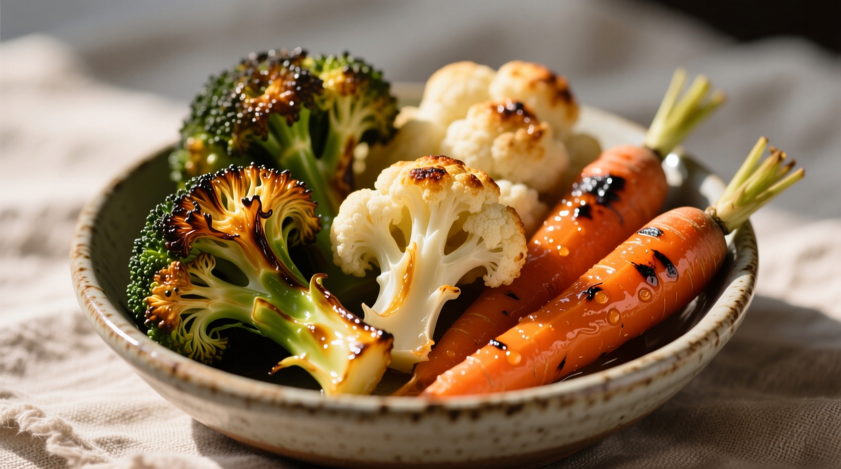 Perfect Roasted Broccoli Cauliflower Carrots Recipe