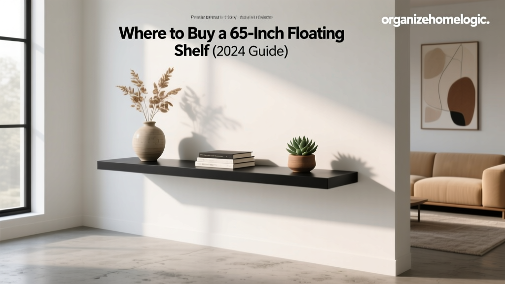 Where to Buy a 65-Inch Floating Shelf (2024 Guide)