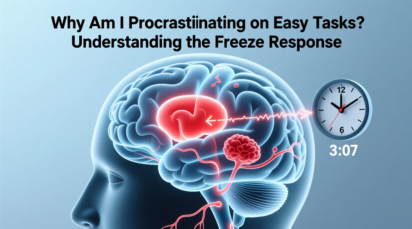 why am i procrastinating on easy tasks understanding the freeze response