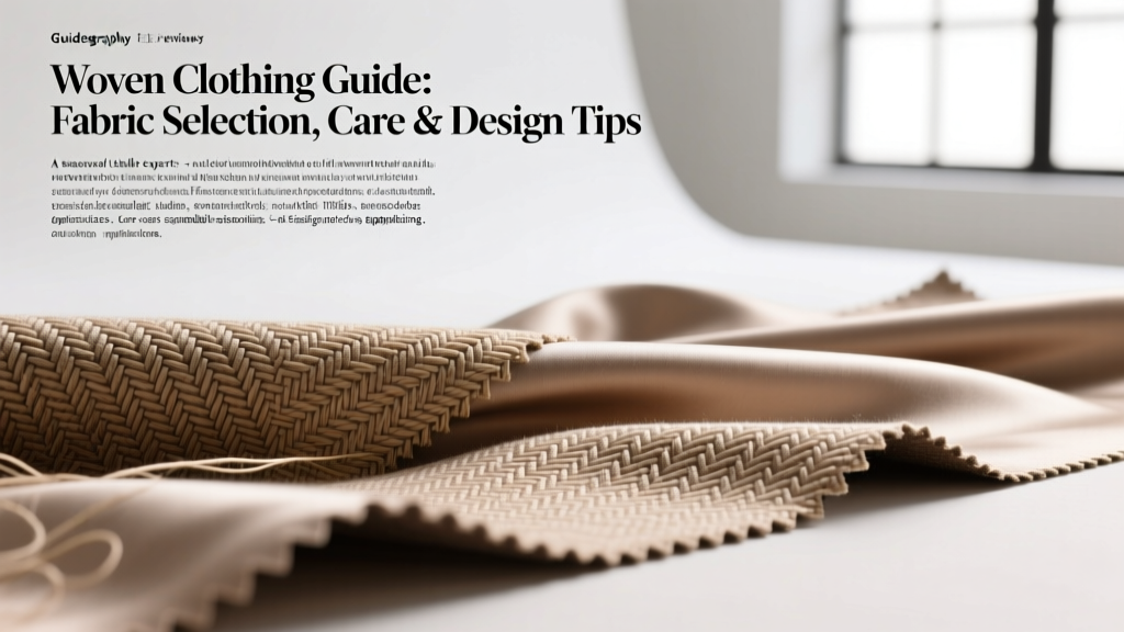 Woven Clothing Guide: Fabric Selection, Care & Design Tips