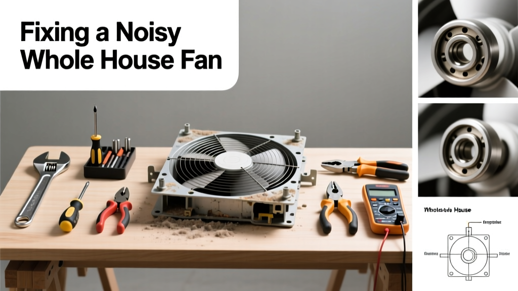 Fixing a Noisy Whole House Fan: DIY Repair Guide
