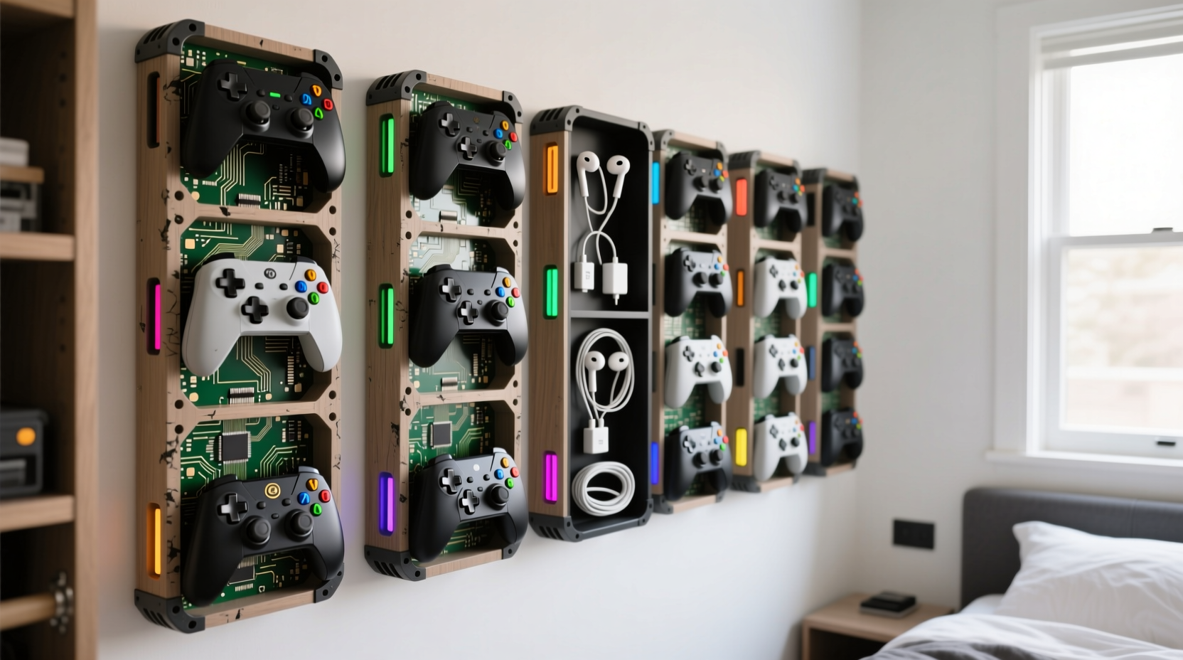 closet organization tips repurpose controller cases