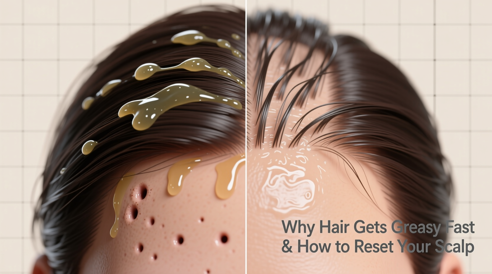 why does my hair get greasy so fast and how to reset your scalp