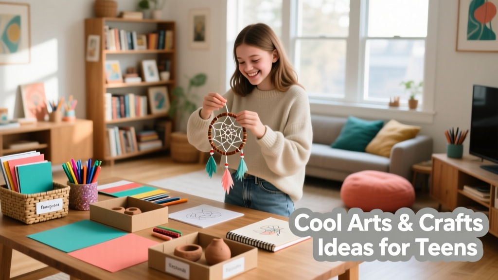 12 Cool, Low-Cost Arts and Crafts Ideas for Teens (Ages 13–19) That Build Skills, Spark Creativity, and Actually Get Displayed
