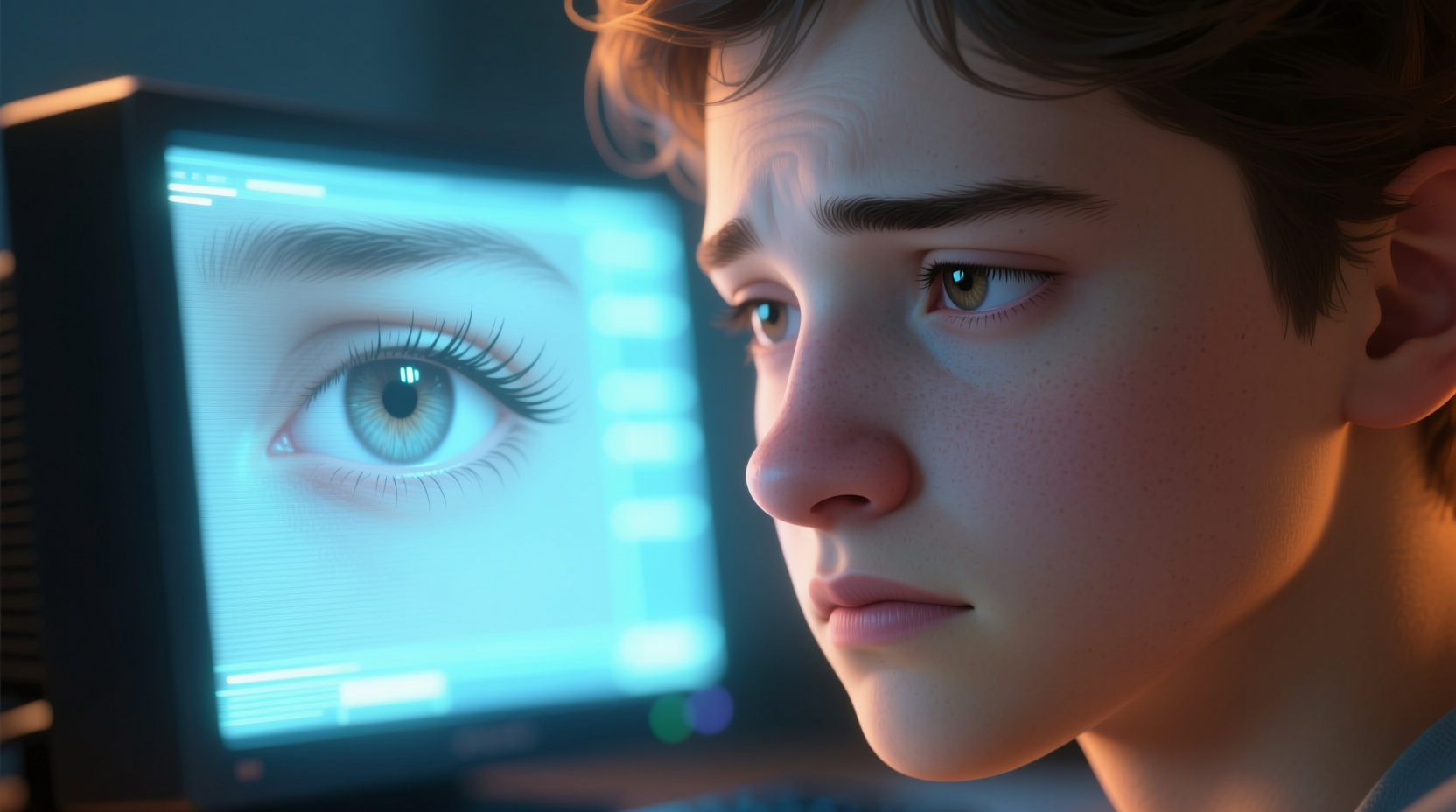 remind yourself to blink more when staring at your comp