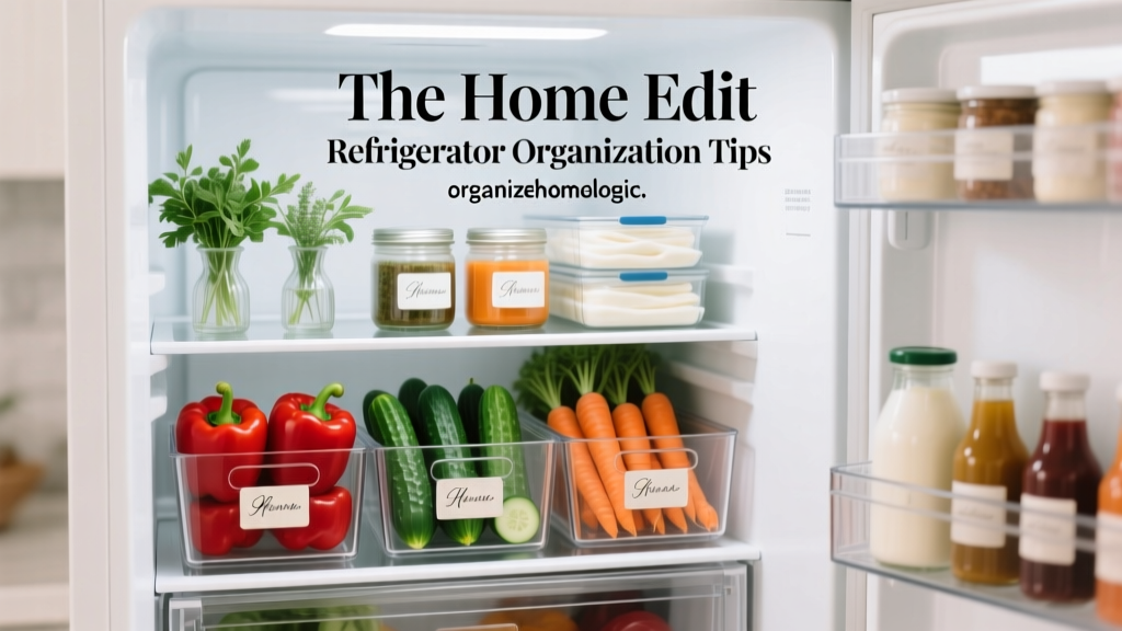 The Home Edit Refrigerator Organization Tips