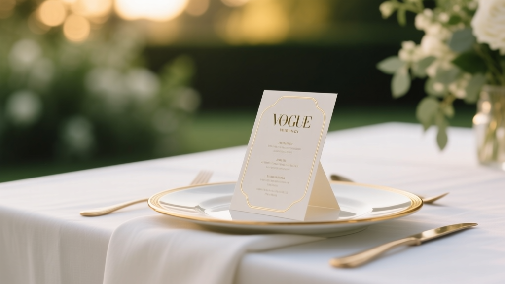 Are Menu Cards Necessary at a Wedding? (2026)