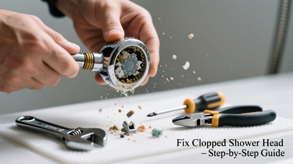Fix a Clogged Shower Head Making Rattling or Hissing Noise