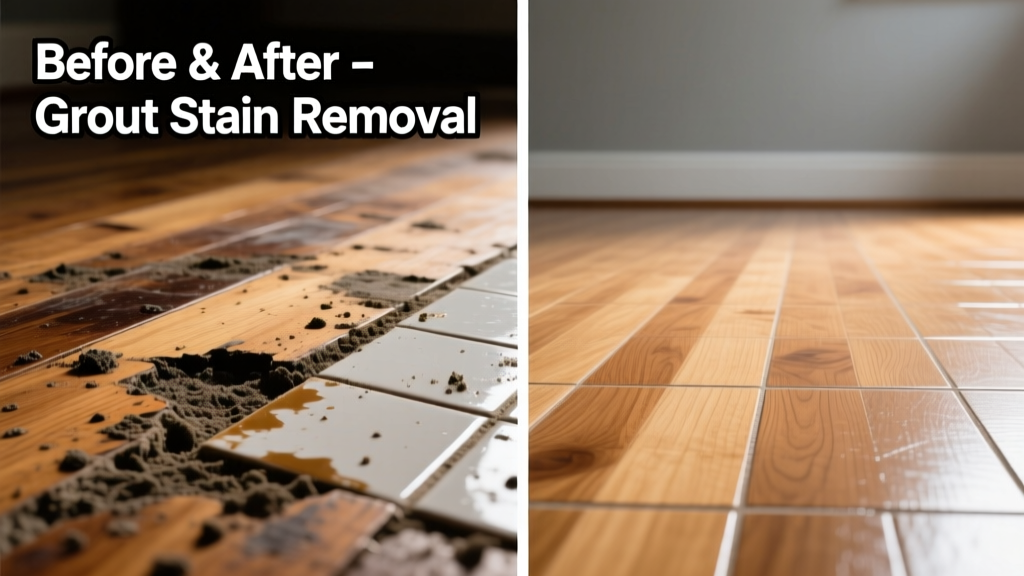 How to Remove Tile Grout Stain from Hardwood Floors