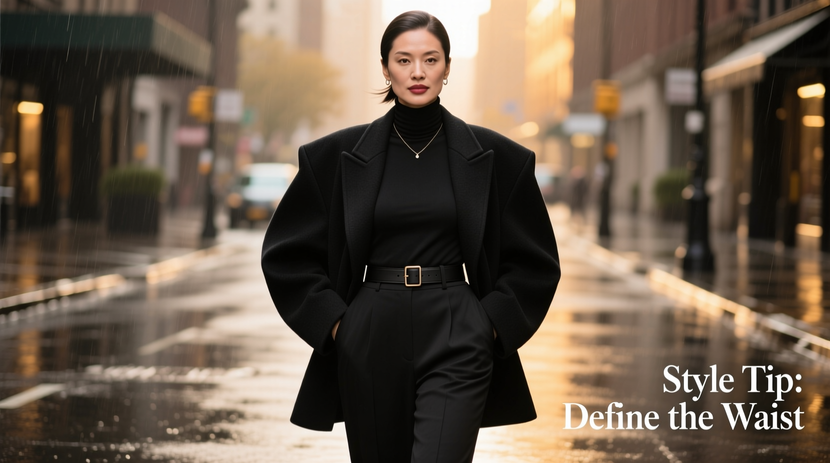 how to style oversized blazers without looking frumpy or drowned in fabric