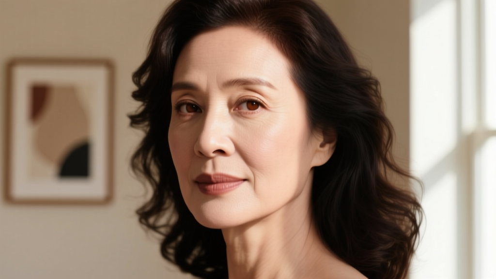 Close-up of a woman