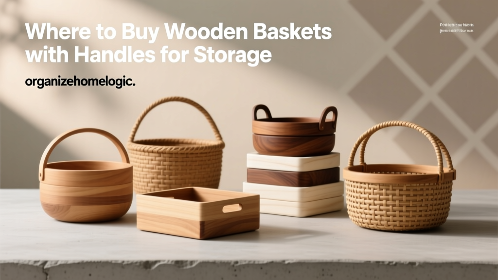 Where to Buy Wooden Baskets with Handles for Storage