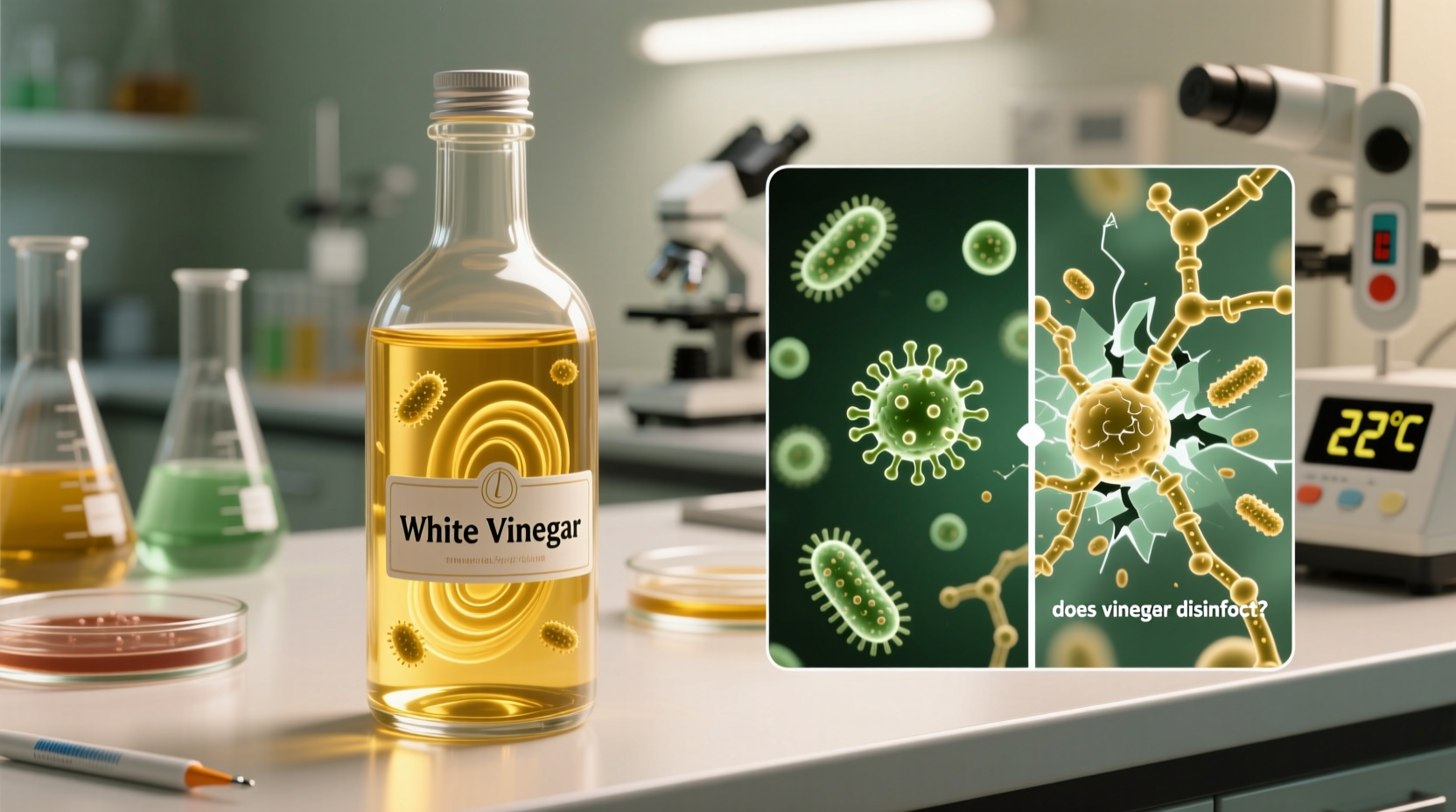 does vinegar disinfect