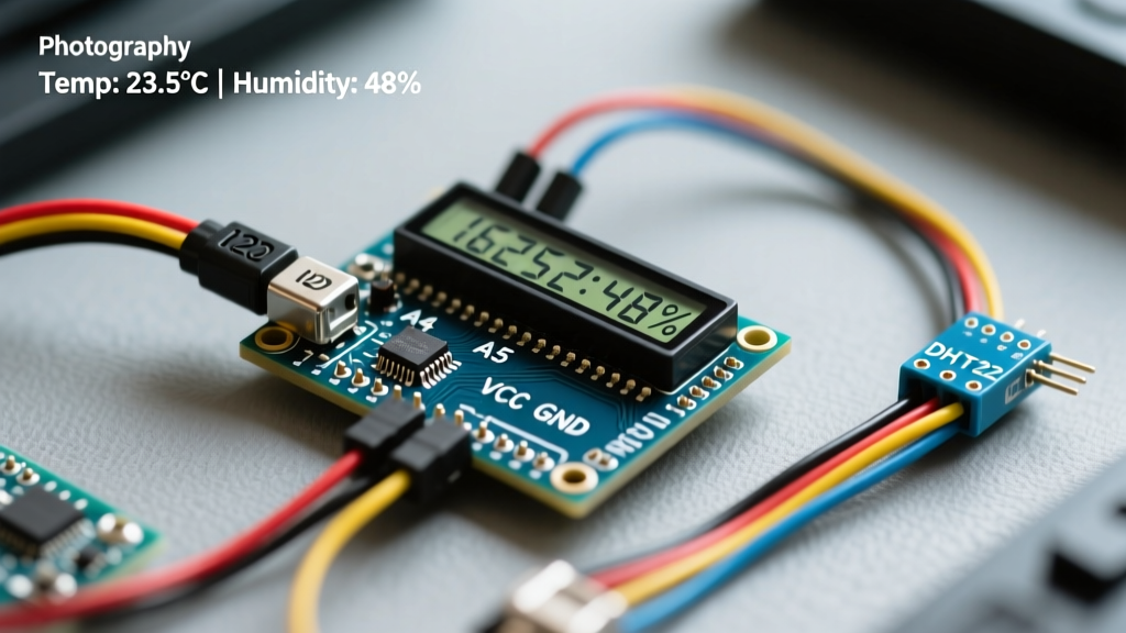 Arduino Display LCD Sensor Integration Tutorial & Wiring