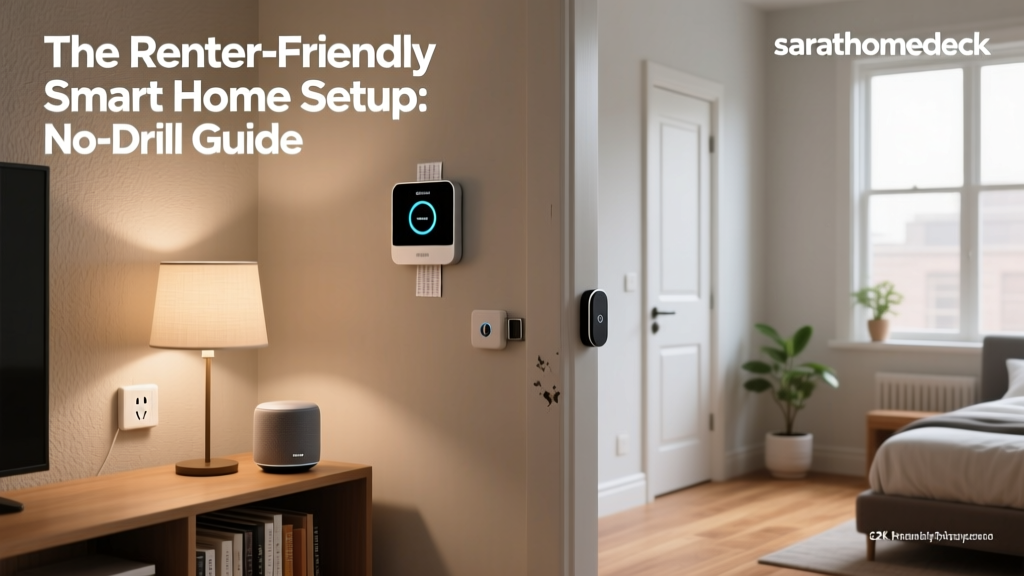 The Renter-Friendly Smart Home Setup: No-Drill Guide