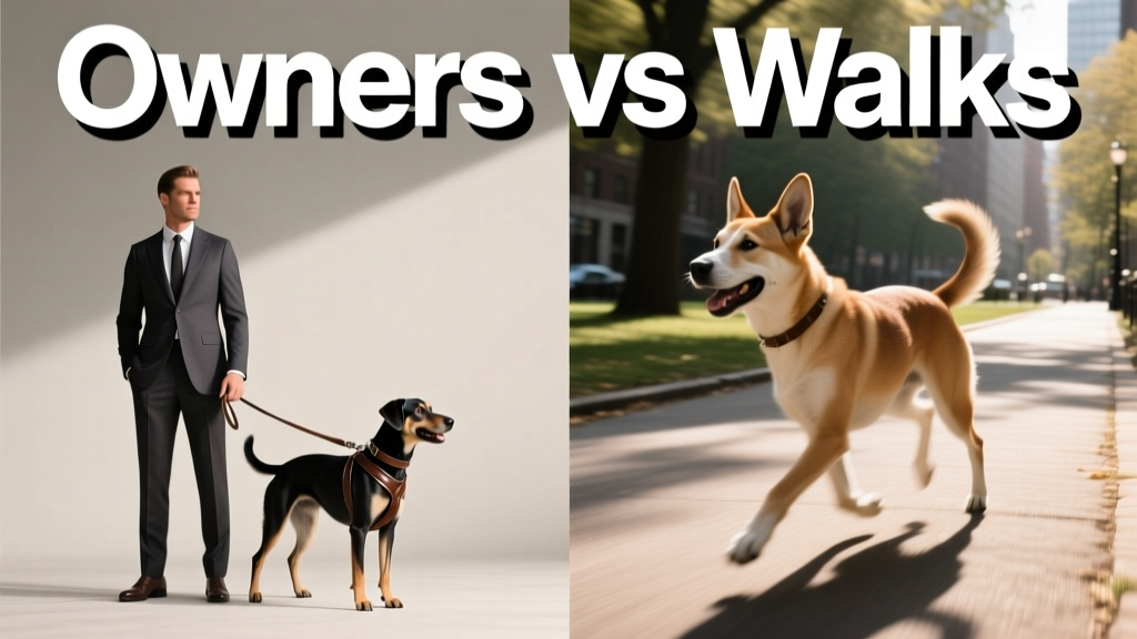 Who Should Lead on Dog Walks