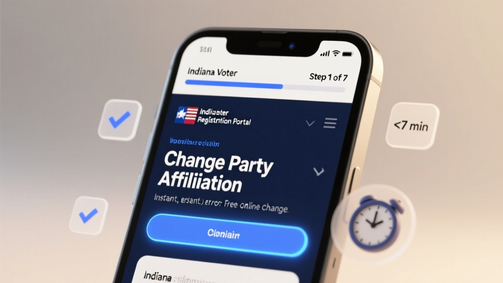 How to Change Political Party Online in Indiana (2026)