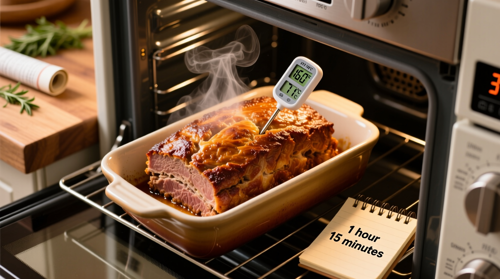 what temp to cook meatloaf