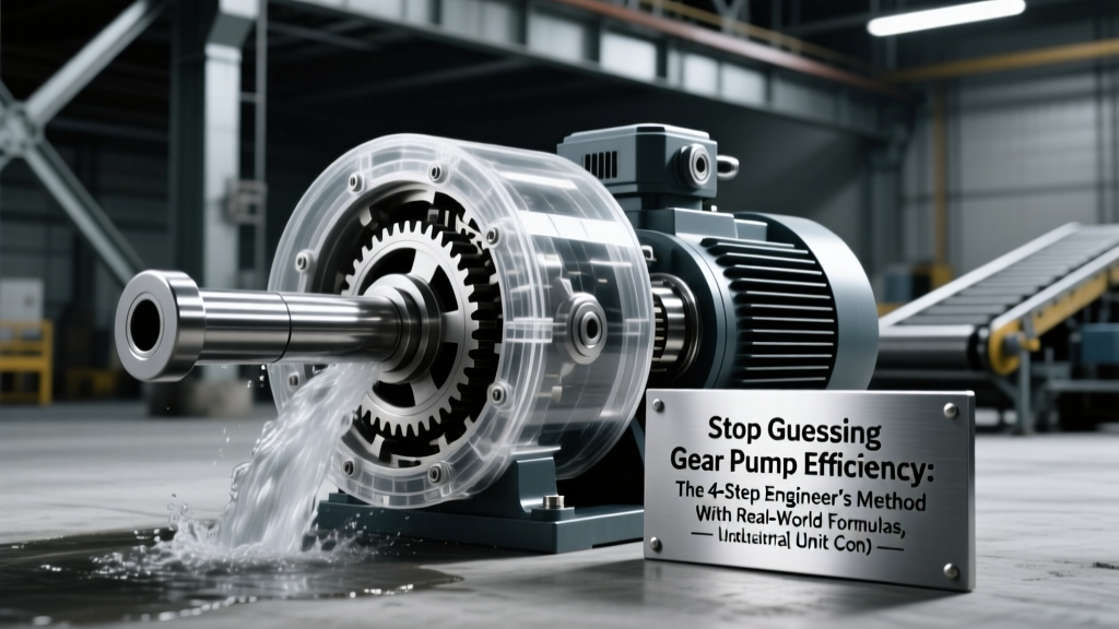 Gear Pump Efficiency: 4-Step Engineer’s Method