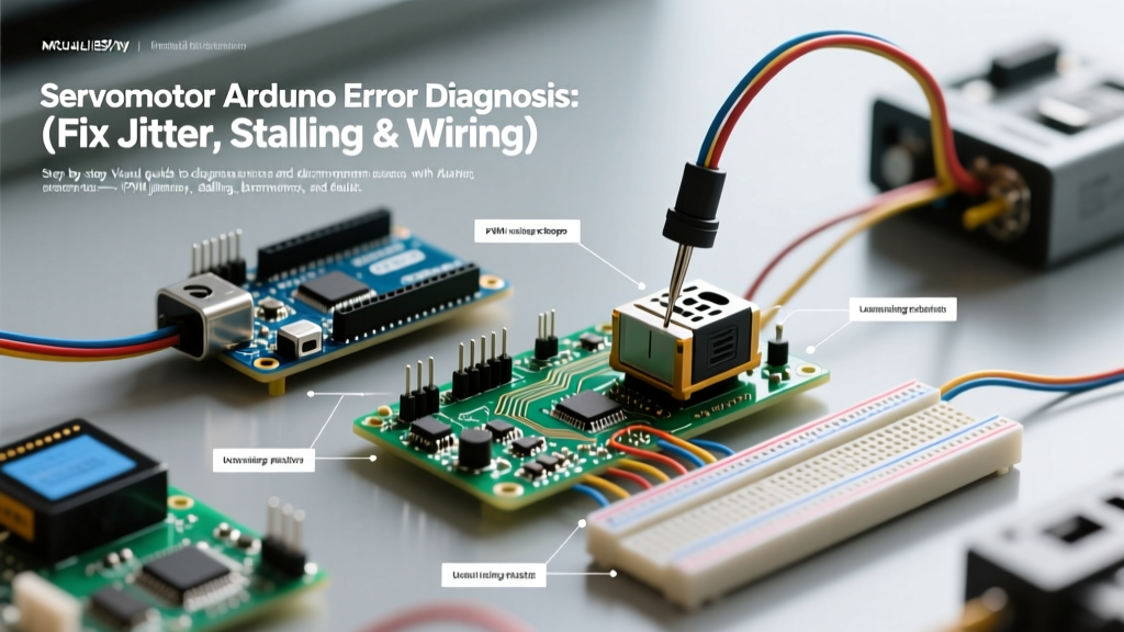 Servomotor Arduino Error Diagnosis: Fix Jitter, Stalling & Wiring