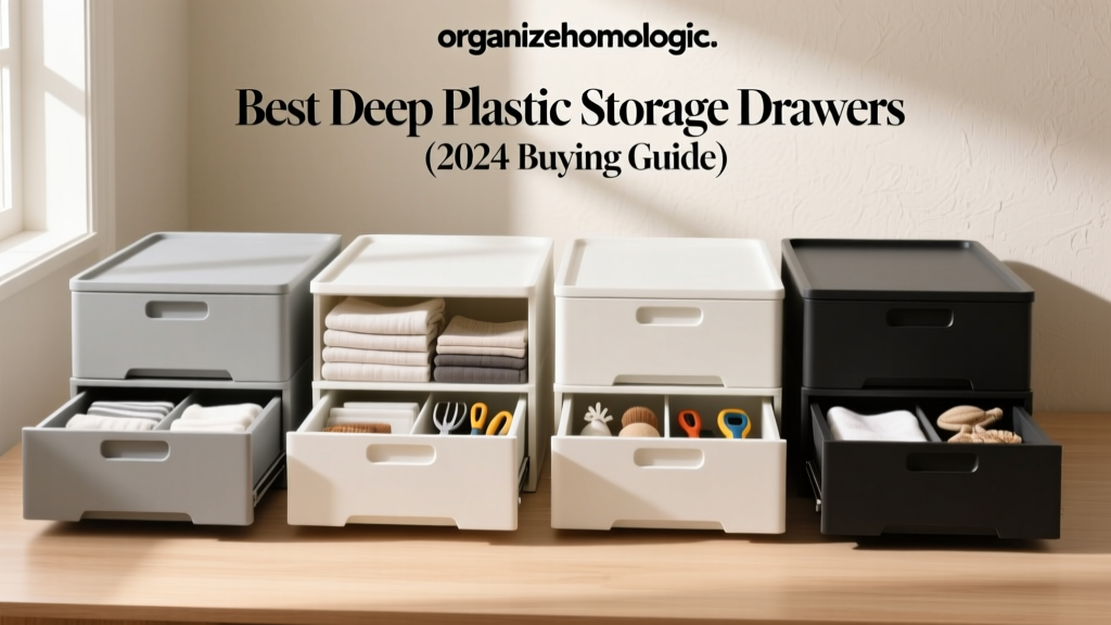 Best Deep Plastic Storage Drawers (2024 Buying Guide)