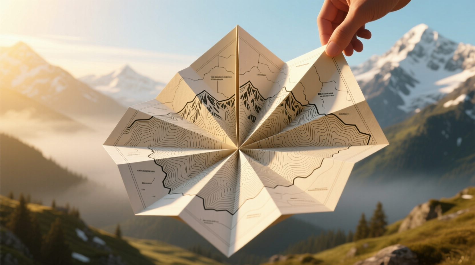the miura fold is how youd fold a map if you were aweso