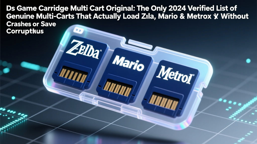 Ds Game Cartridge Multi Cart Original: The Only 2024 Verified List of Genuine Multi-Carts That Actually Load Zelda, Mario & Metroid Without Crashes or Save Corruption