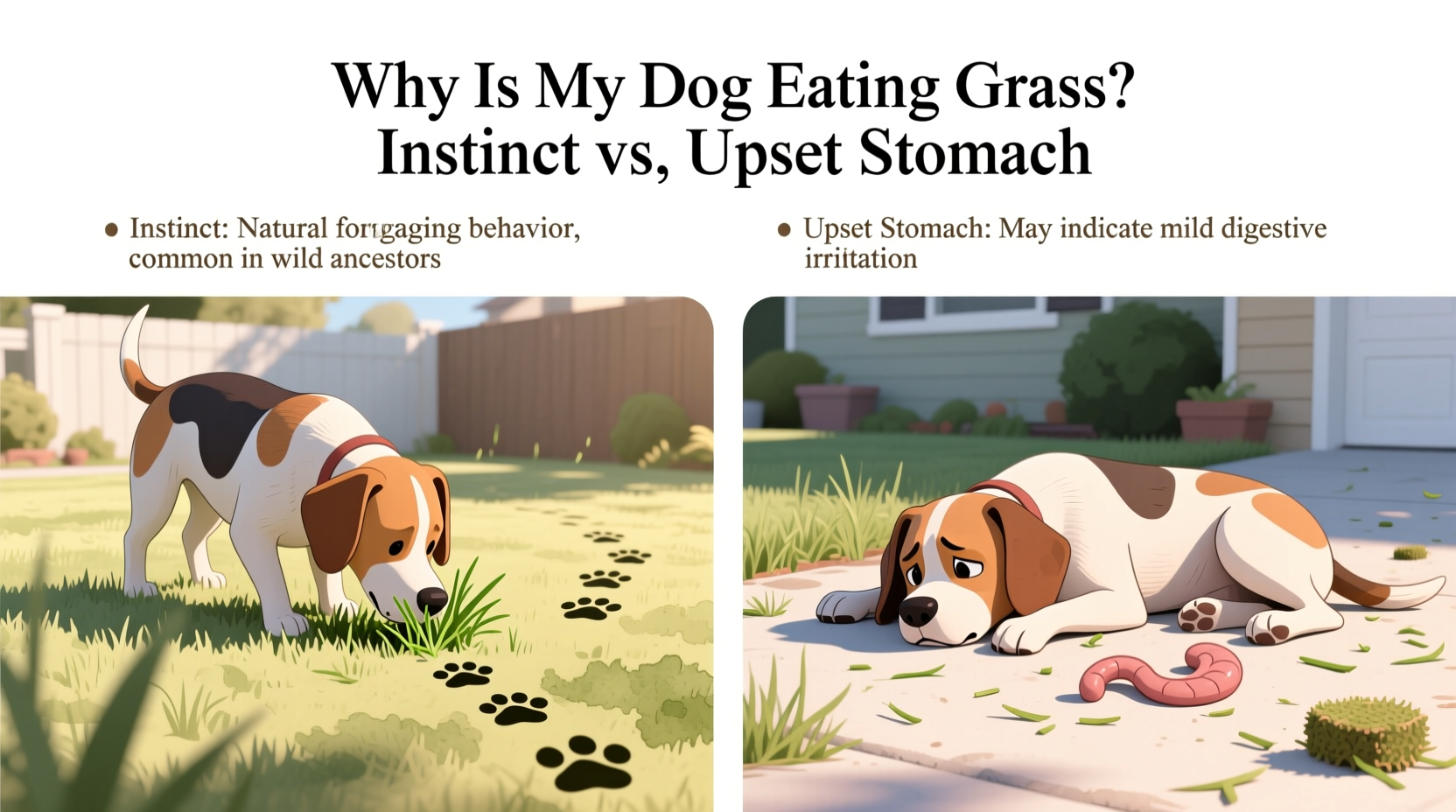 why is my dog eating grass understanding instinct vs upset stomach