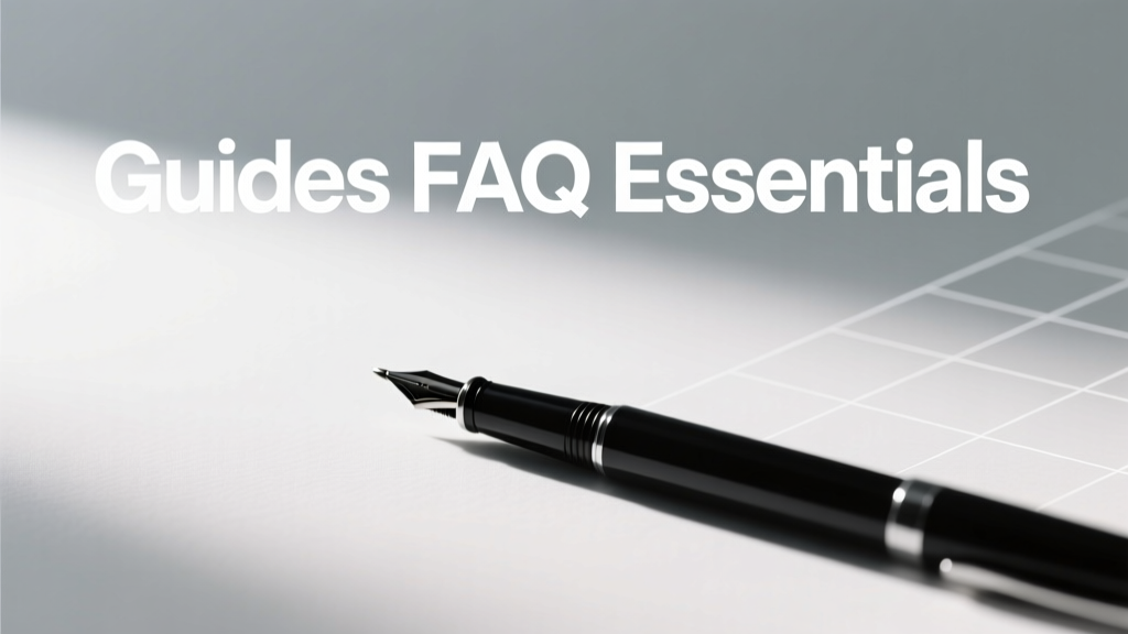 Guides, FAQ, and Essentials: The Practical Handbook for Product Selection, Setup, and Troubleshooting