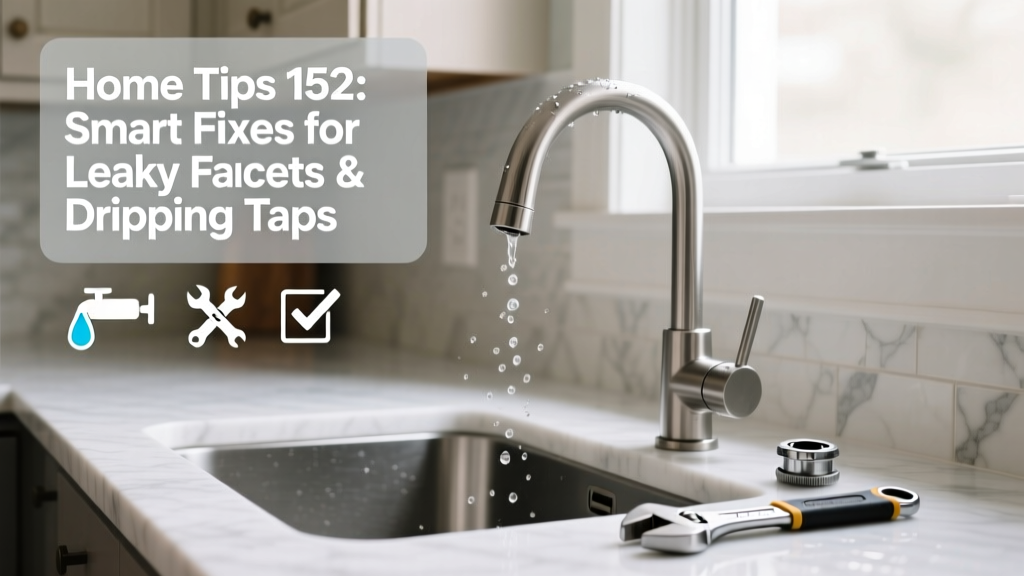 Home Tips 152: Smart Fixes for Leaky Faucets & Dripping Taps