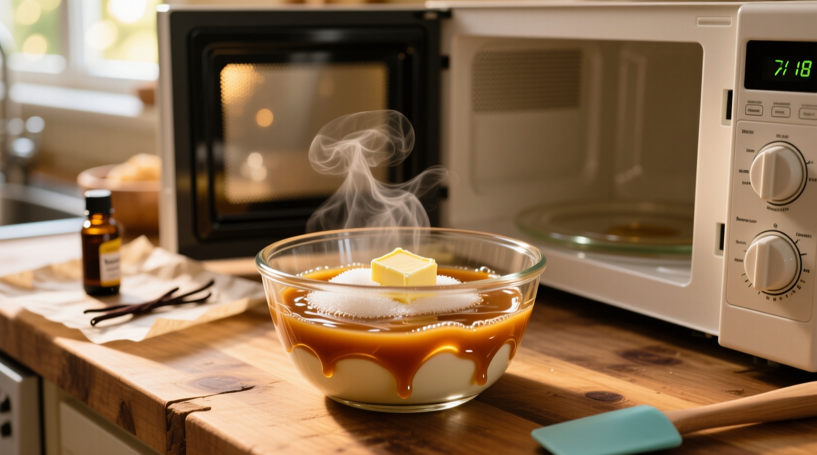 make quick and easy homemade caramels with your microwa
