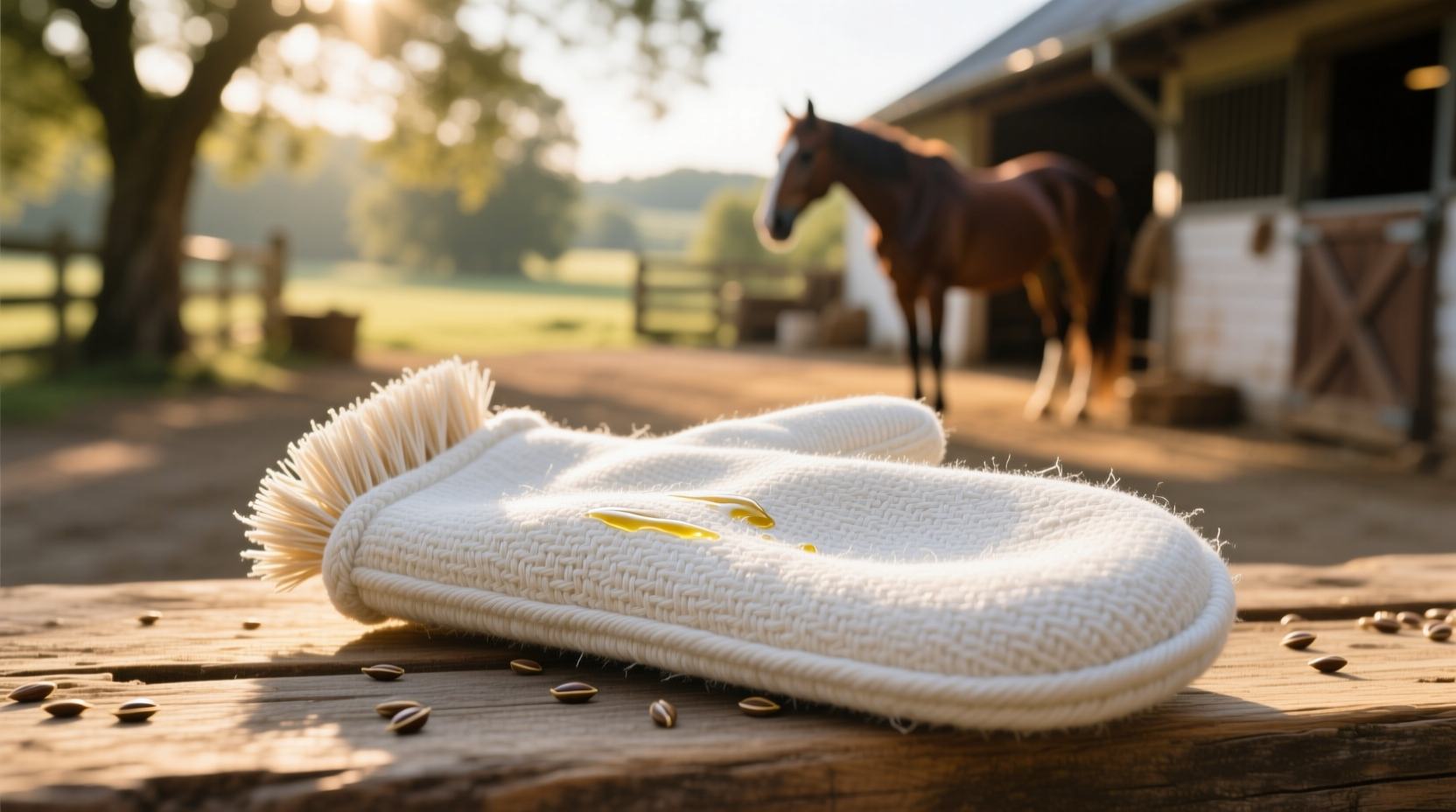 eco friendly cleaning tips for horse grooming mitts