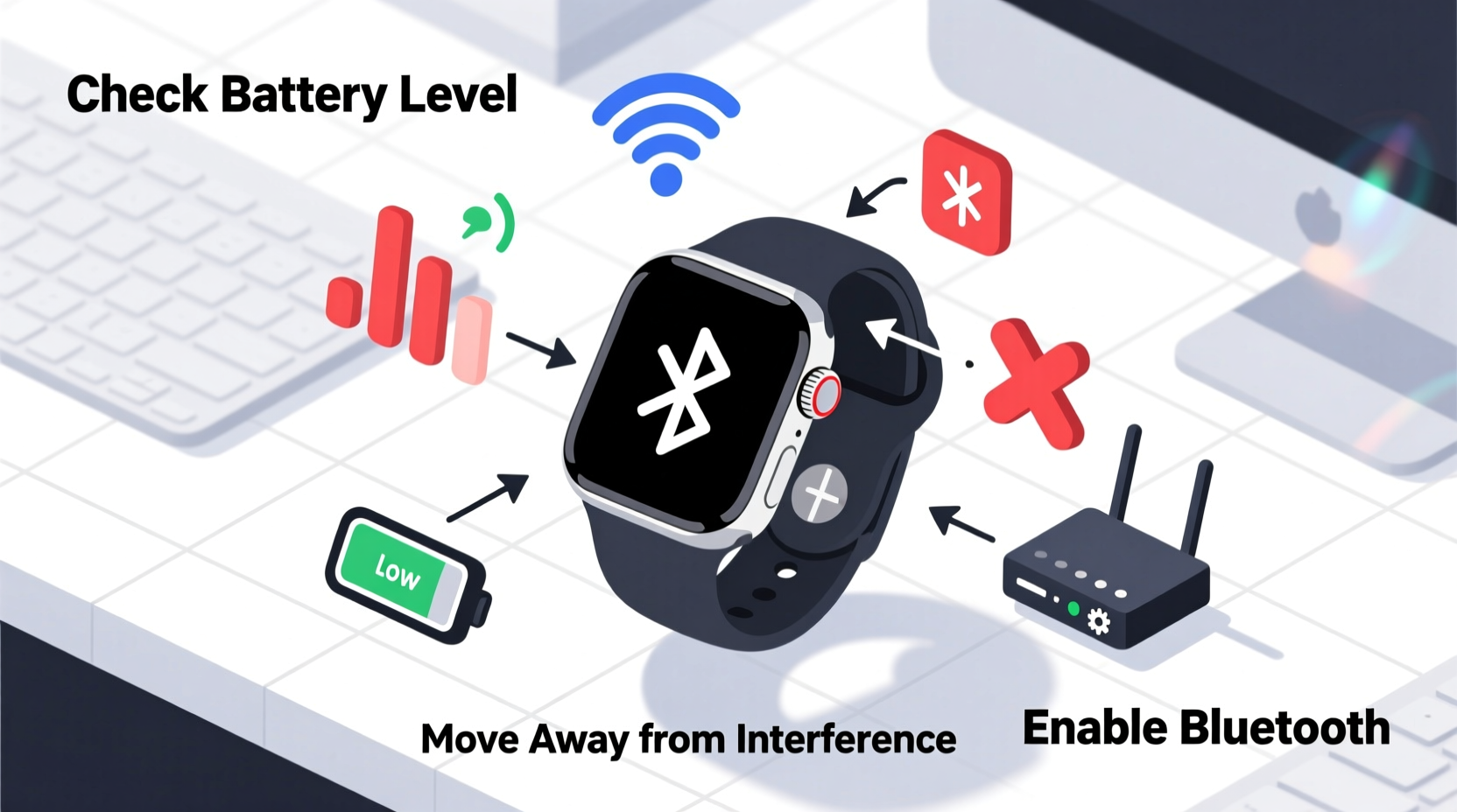 why does my smartwatch disconnect randomly and how to stabilize the connection