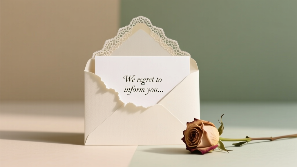How to Cancel a Wedding After Invitations