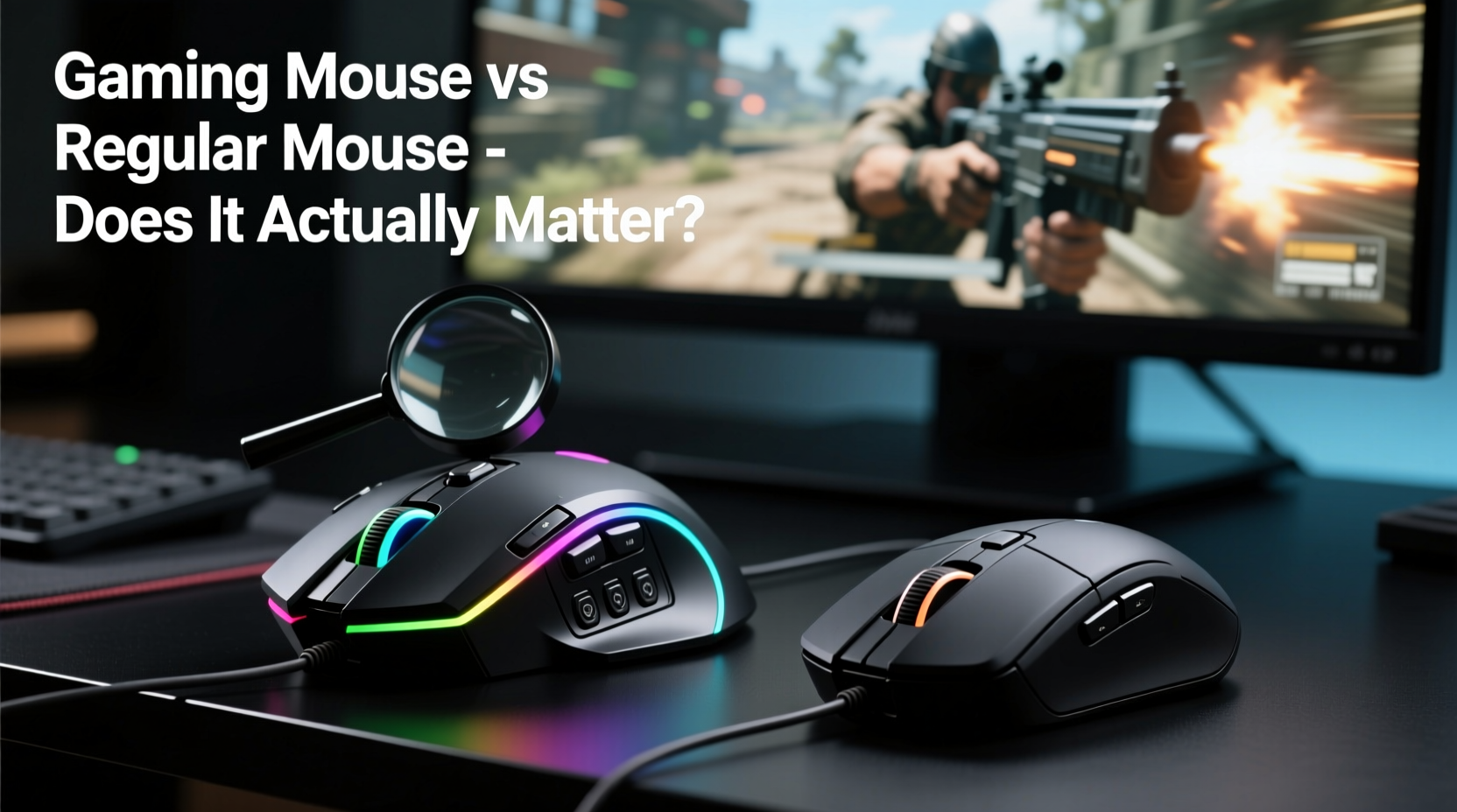 gaming mouse vs regular mouse does it actually improve your gameplay or is it just for show