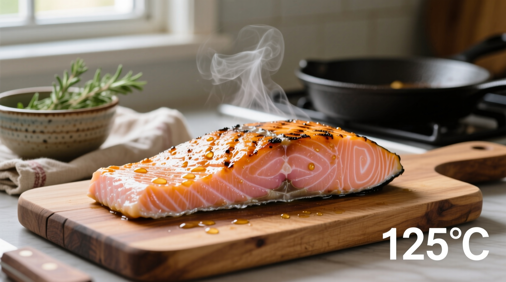 what temperature to cook salmon to