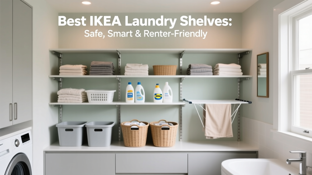 Best IKEA Laundry Shelves: Safe, Smart & Renter-Friendly