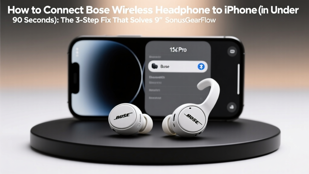 Bose Wireless Headphones to iPhone: 2026 Guide