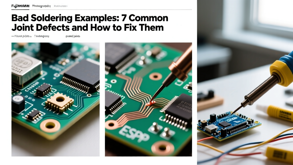 Bad Soldering Examples: 7 Common Joint Defects and How to Fix Them