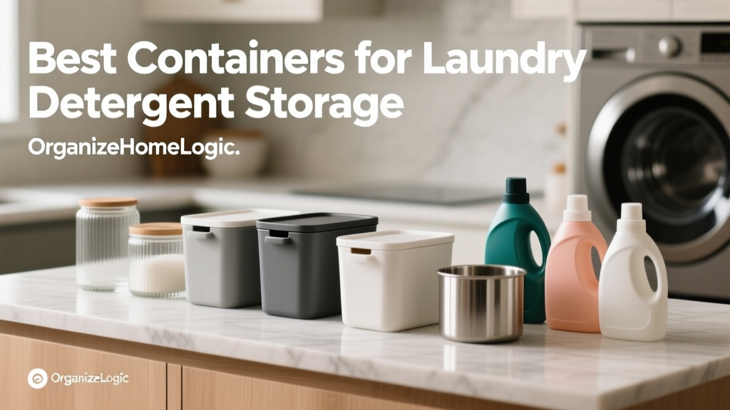 Best Containers for Laundry Detergent Storage