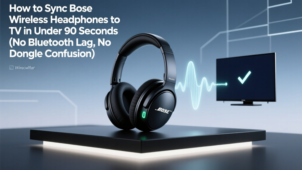 Bose Headphones to TV Sync Guide (2026)