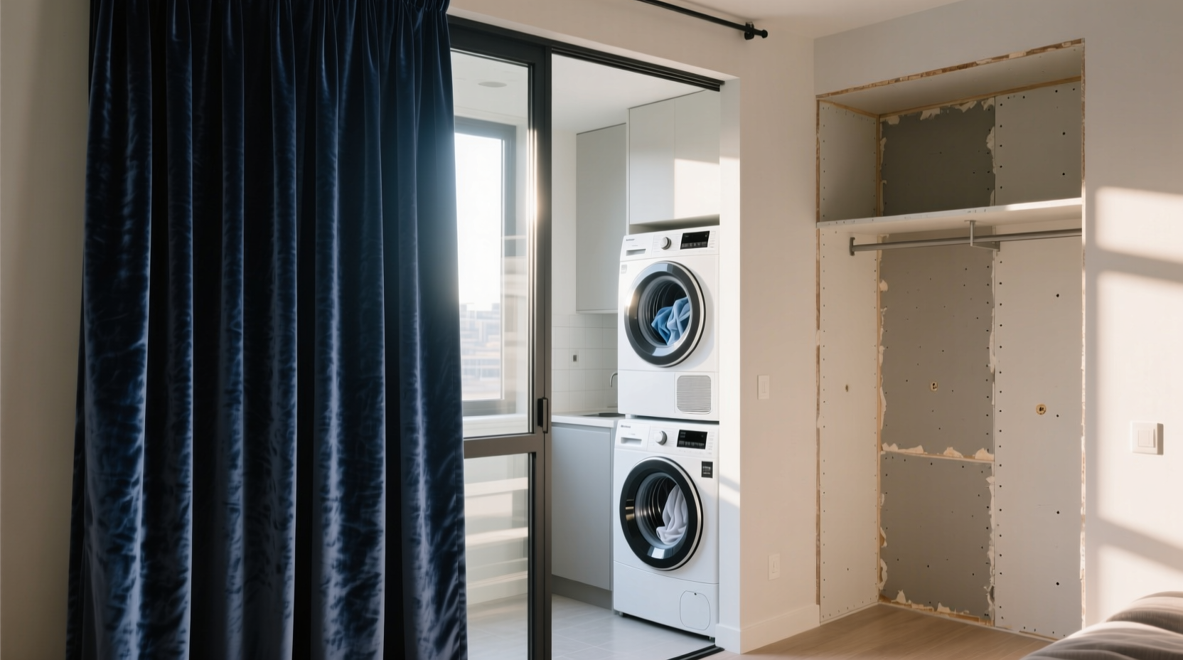 closet soundproofing curtains beat panels for laundry noise