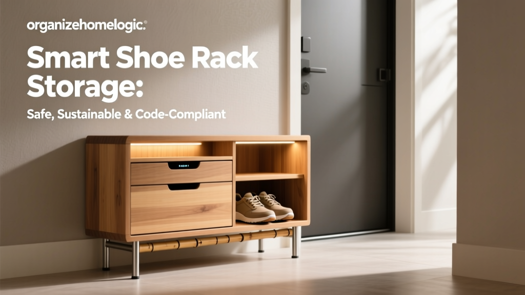 Smart Shoe Rack Storage: Safe, Sustainable & Code-Compliant